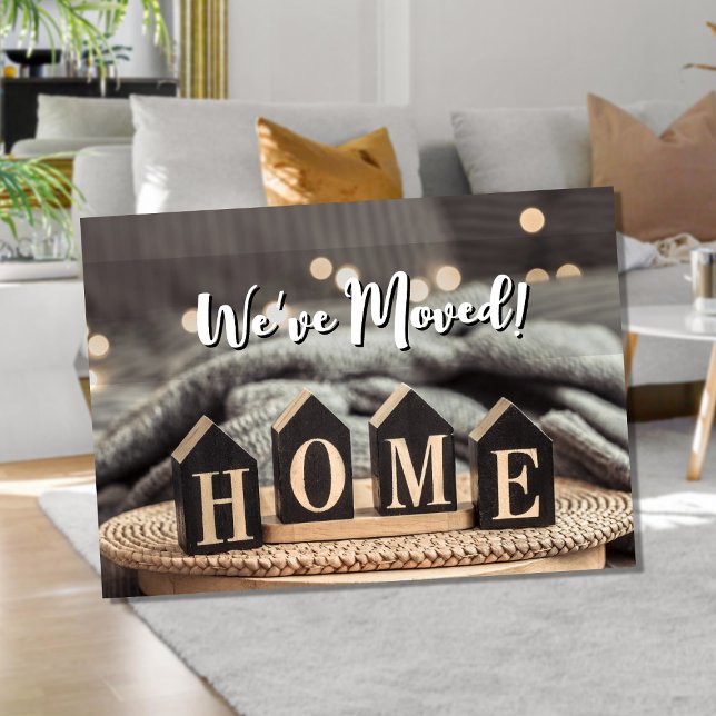 We Have a New Home Card | Moving Announcement for  Dankeskarte (Von Creator hochgeladen)