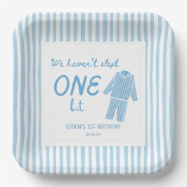 We Haven't Slept One Bit Pajamas Birthday Pappteller