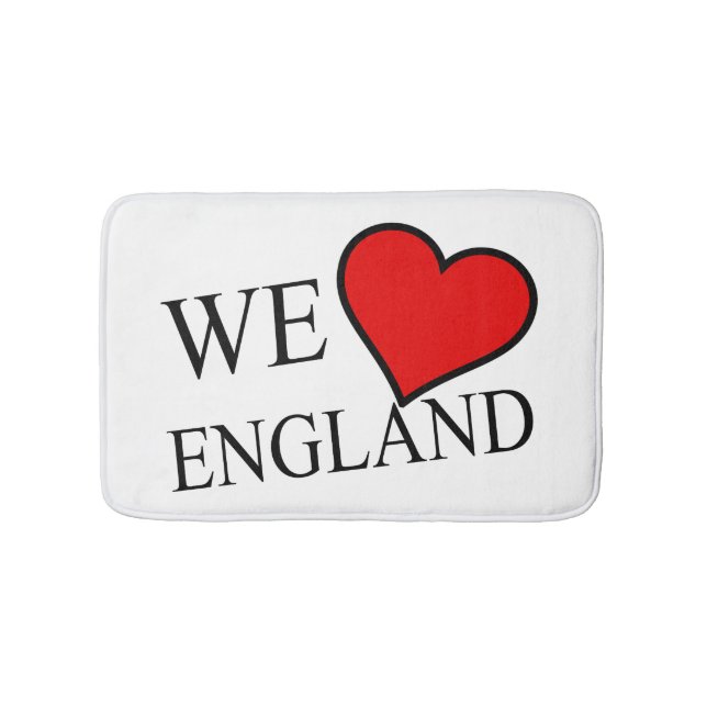We Heart England bmcnt Badematte (Vorderseite)