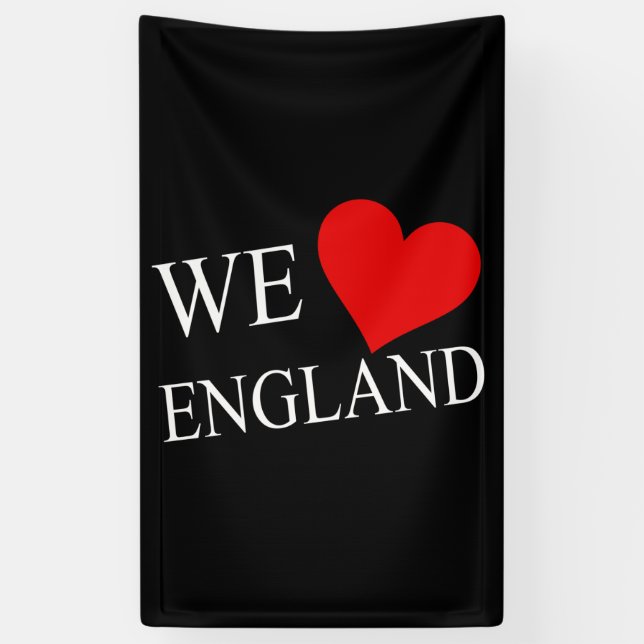 We Heart England wt (v) bncnt Banner (Vertikal)