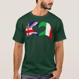 We Heart UK Italien Patriot Flag Serie T-Shirt
