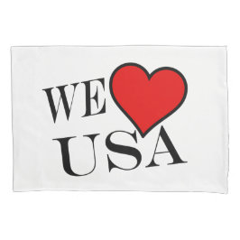 We Heart USA bk pccnt Kissenbezug