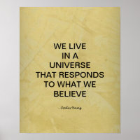 WE LIVE IN A UNIVERSE