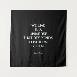 WE LIVE IN A UNIVERSE WANDTEPPICH