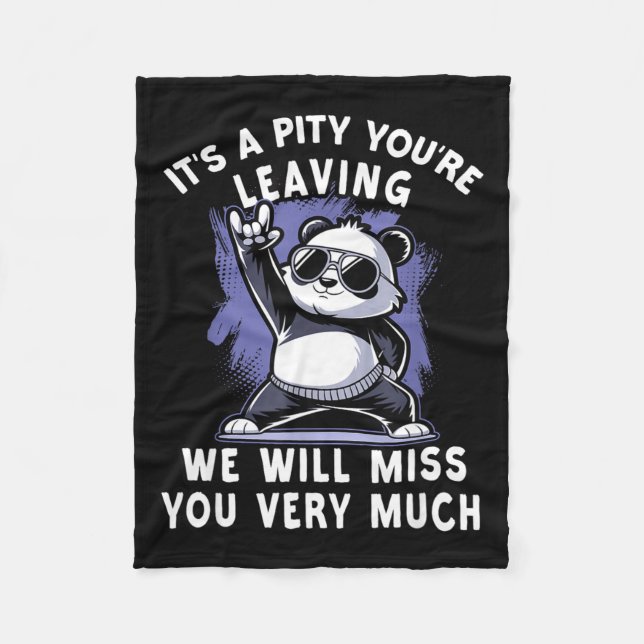 We`ll Miss You Farewell Coworker, Office Sendoff & Fleecedecke (Vorderseite)