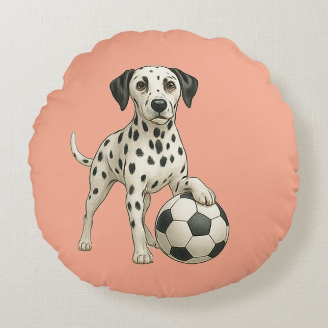 we love sports rundes kissen (Vorderseite)