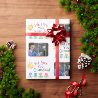 We Love You Grandma Gift Paper (Kevorkian Edition) Geschenkpapier