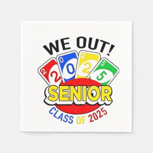 We Out Senior 2025 Gambling Game Abschluss Serviette