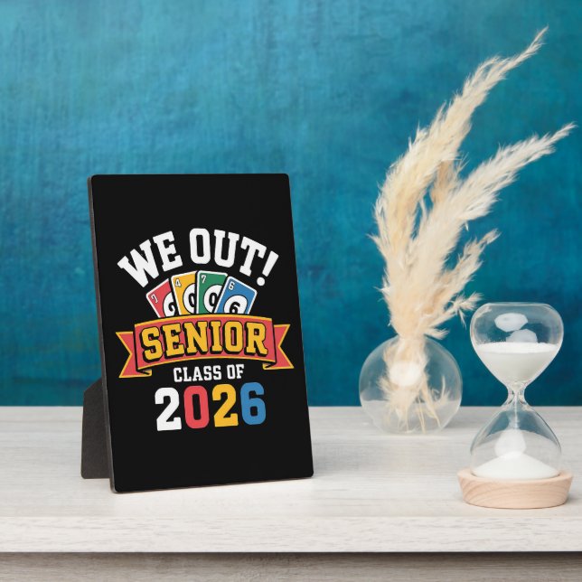 We Out Senior Class Of 2026 Fotoplatte (Seite)