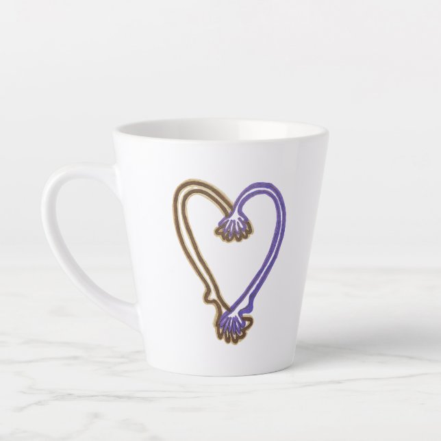 We’re Making It Work Mug Quirky Heart  Latte Mug Milchtasse (Links)