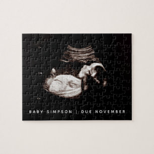 We’re Pregnant Sonogram Pregnancy Announcement Puzzle