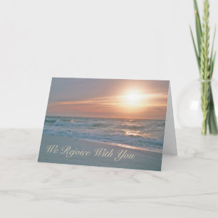 We Rejoice with You Card (revised) Karte