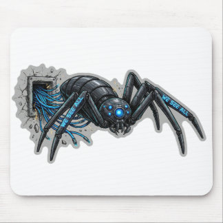 We See All – Surveillance Cyber Spider Drone T-Shi Mousepad