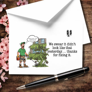 We Swear It Didn’t Look Like This Yesterday Dankeskarte