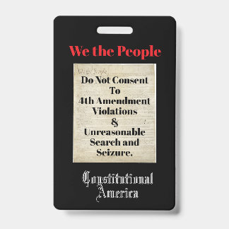 We the People 4th Amendment Ausweis