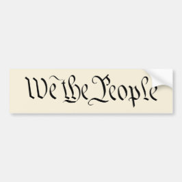 We the People Bumper Sticker Autoaufkleber