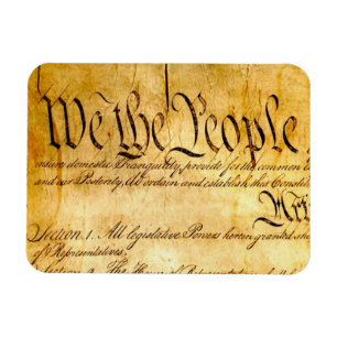 We the People - Constitution Magnet
