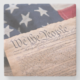 We the People Constitution Steinuntersetzer