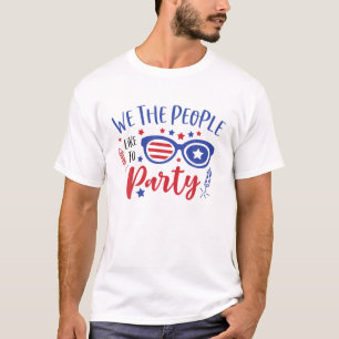 We The People Like To Party 4Th Of July Toddler Su T-Shirt