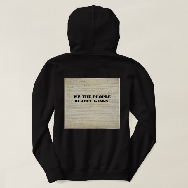 We the People No Kings Sweatshirt (Design Rückseite)