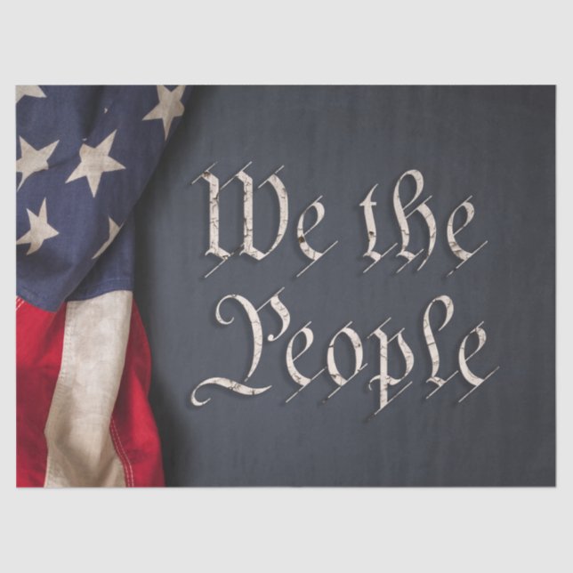 We the People Seidenpapier (Vorderseite)