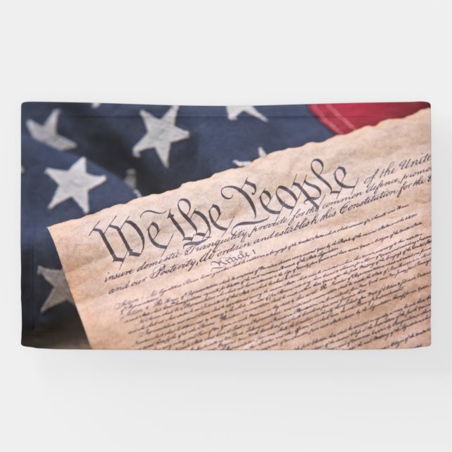 We the People Verfassung Banner (Horizontal)
