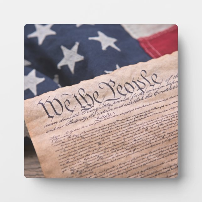 We the People Verfassung Fotoplatte (Vorderseite)