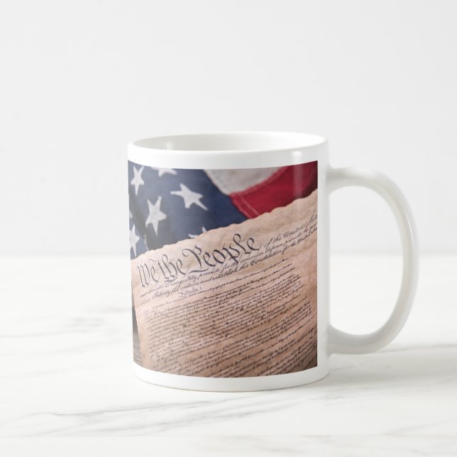 We the People Verfassung Kaffeetasse (Rechts)