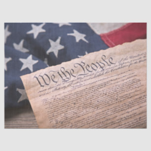 We the People Verfassung Seidenpapier