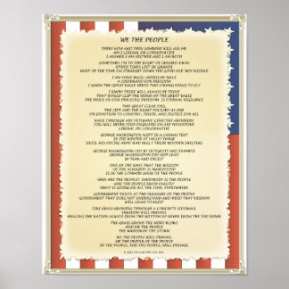 "We the People" von Lee Clayton - Poster