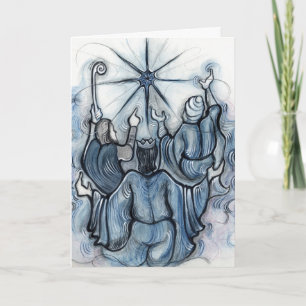 We Three Kings Christmas Card Feiertagskarte