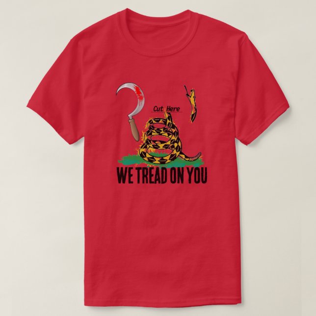 WE TREAD ON YOU T-Shirt (Design vorne)