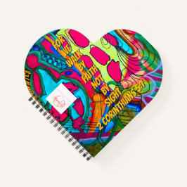 We walk by faith not by sight notizbuch