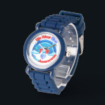 We wear Blue for Autism Awareness Armbanduhr<br><div class="desc">Show love, pride, and support with this beautifully designed Autism Awareness Watch. Featuring a vibrant blue band and a unique autism-inspired design, this watch blends fashion with purpose, it’s a daily reminder of acceptance, understanding, and the beauty of neurodiversity. Crafted for comfort and durability, this watch makes a thoughtful gift...</div>