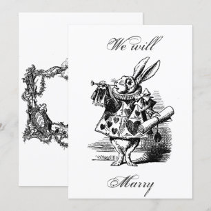 We will marry – Announcement to the wedding Einladung