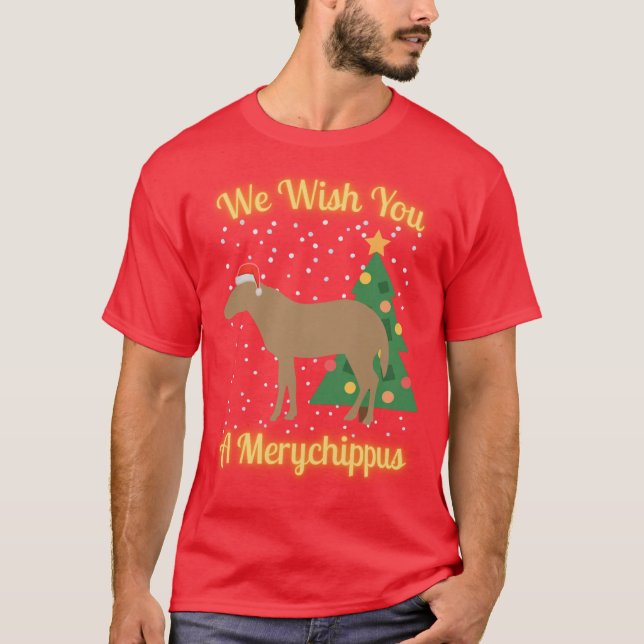 We Wish You a Merychippus T-Shirt (Vorderseite)