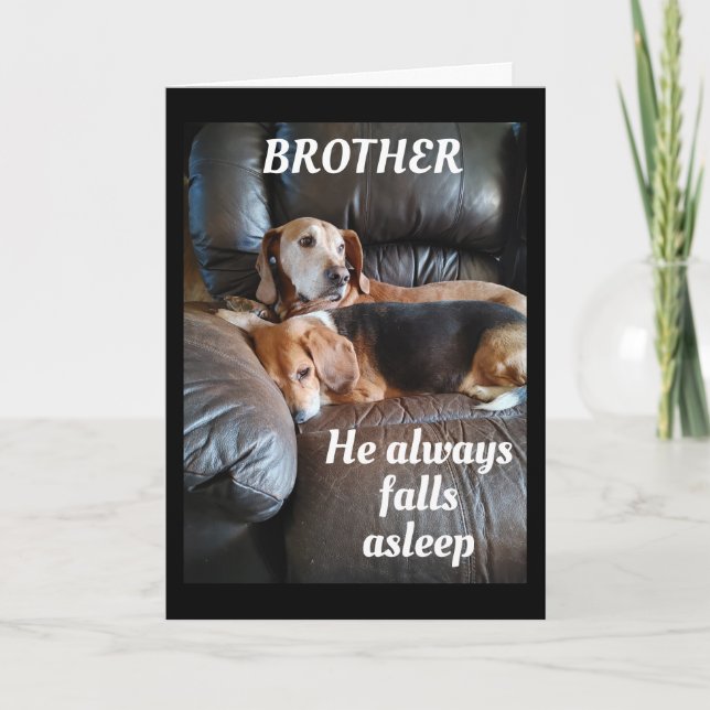 WE WISH YOU THE BEST BIRTHDAY EVER BROTHER CARD KARTE (Vorderseite)