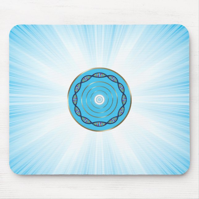 Wealth and happiness manifestation art for mousepad (Vorne)
