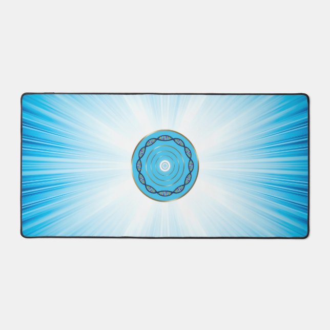 Wealth and happiness manifestation art for schreibtischunterlage (Vorderseite)