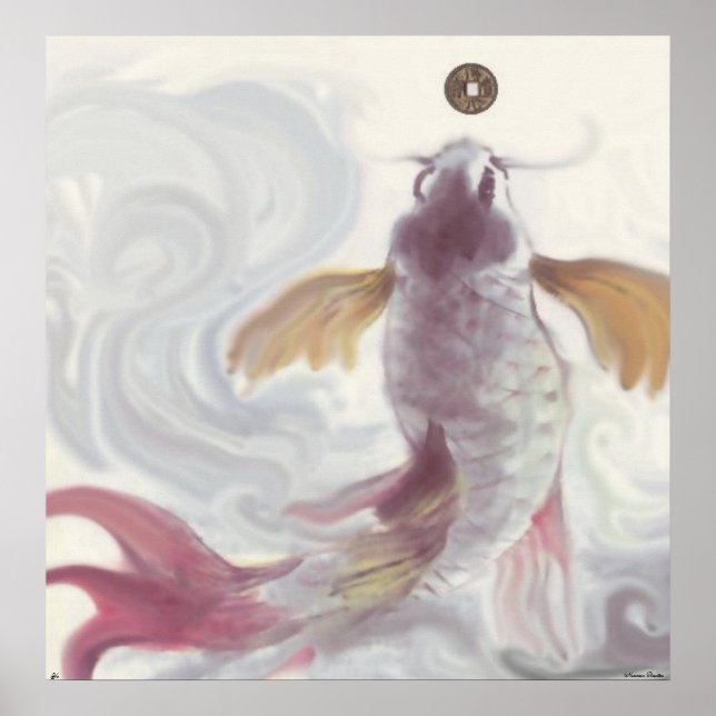 Wealth Hunger Carp Poster (Vorne)