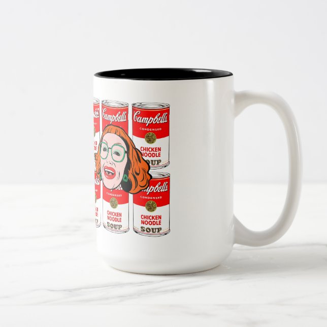 Weapons Gladys mug Zweifarbige Tasse (Rechts)