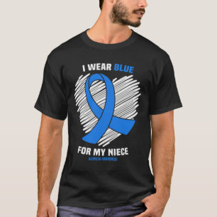 Wear Blue for My Niece Alopezie Awareness T-Shirt
