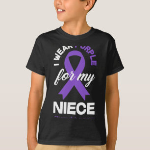 Wear Lila für My Niece Fibromyalgie Bewusstsein 1 T-Shirt