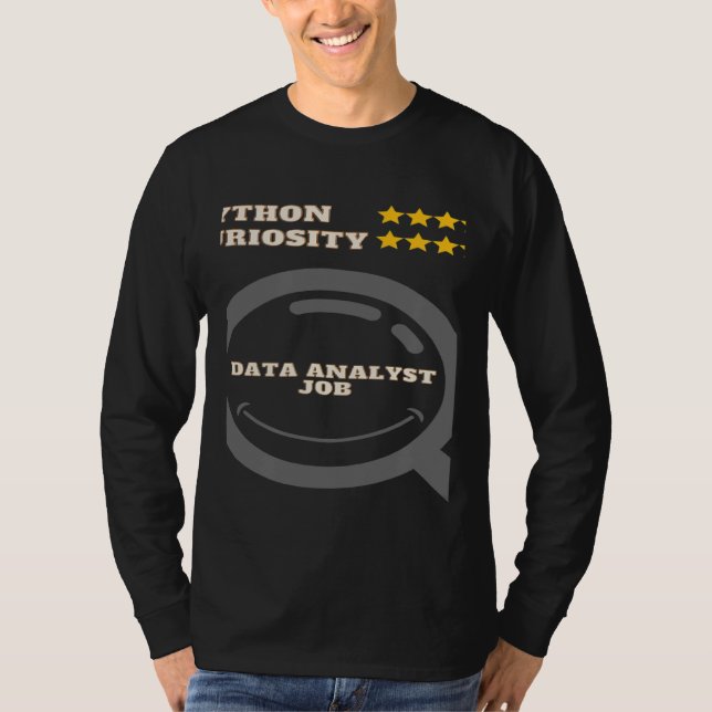 Wear your python data analyst developer T-Shirt (Vorderseite)