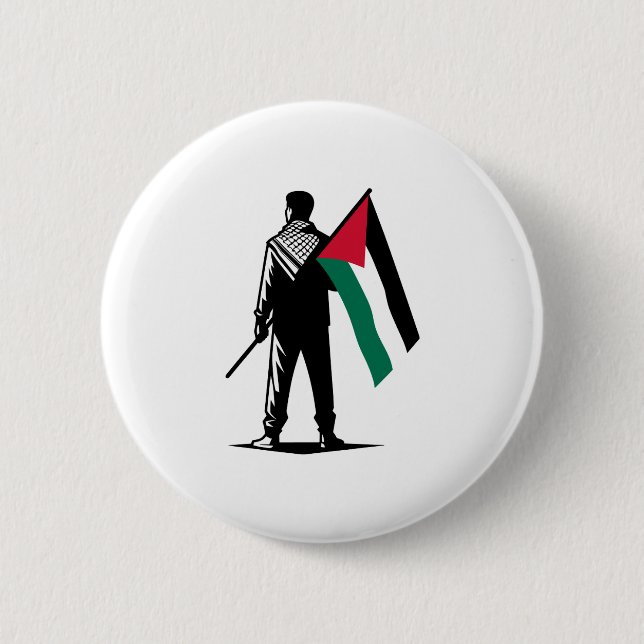Wear Your Support Proudly with Our Palestine Pins Button (Vorderseite)