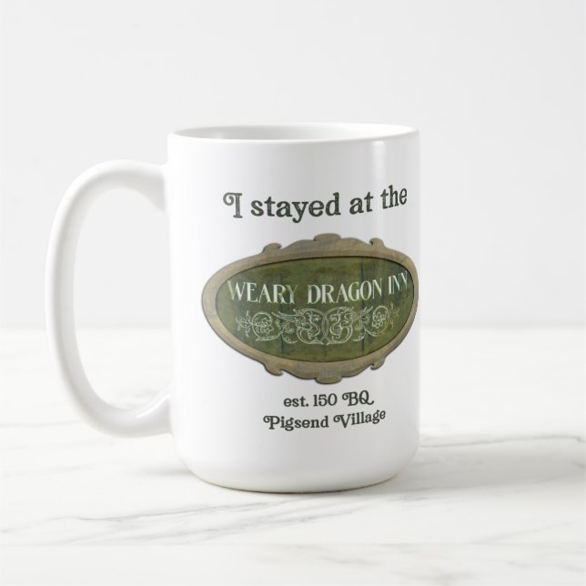 Weary Dragon Inn Coffee Tasse (Links)