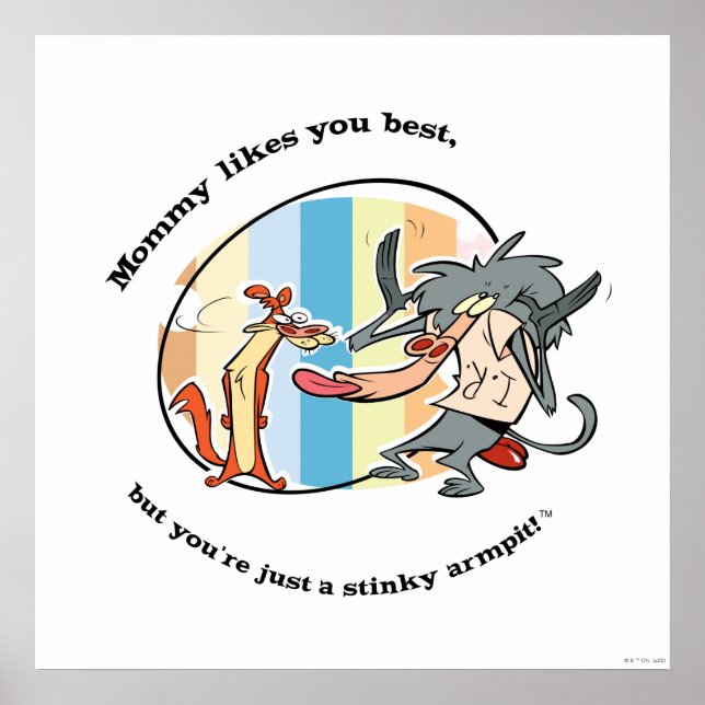 Weasel & Baboon "Mommy mag You Best" Poster (Vorne)