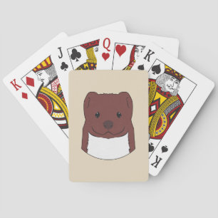 Weasel Face Spielkarten