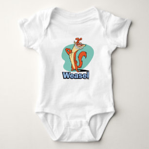 Weasel Proud Character Graphic Baby Strampler