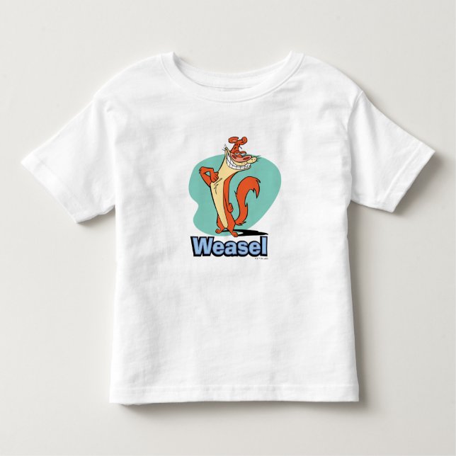 Weasel Proud Character Graphic Kleinkind T-shirt (Vorderseite)